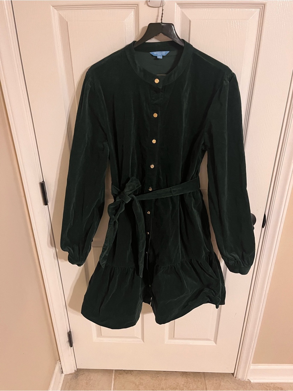 Draper James Green Velvet Dress XL